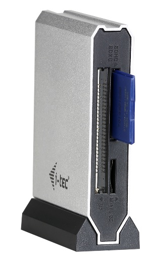 i-tec U3CRMETAL card reader USB 3.2 Gen 1 (3.1 Gen 1) Black, Silver – image 5