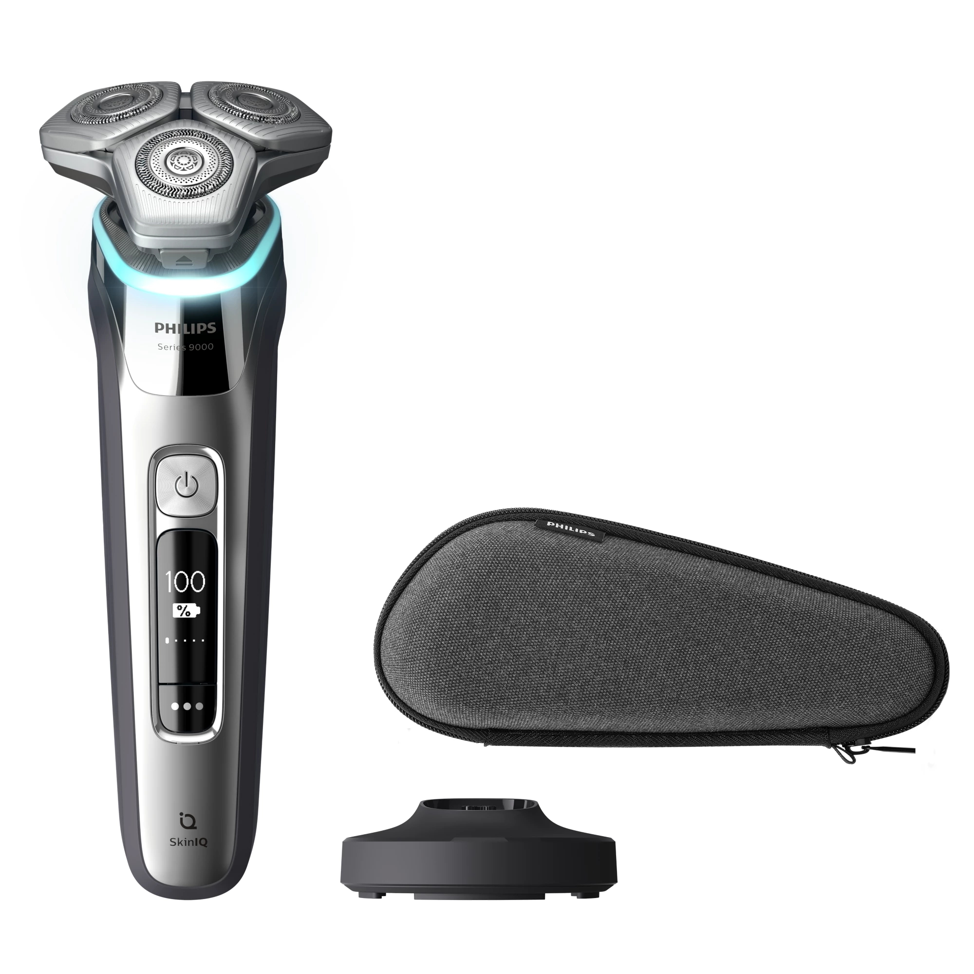Philips SHAVER Series 9000 S9975/35R1 men's shaver Rotation shaver Trimmer Silver – image 1