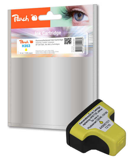Peach PI300-301 ink cartridge 1 pc(s) Standard Yield Yellow