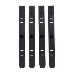 Qnap Fixer-HDD35-BLK001 3.5 Inch HDD Tool-Less Installation KIT, Black, Plastic,2 Pieces