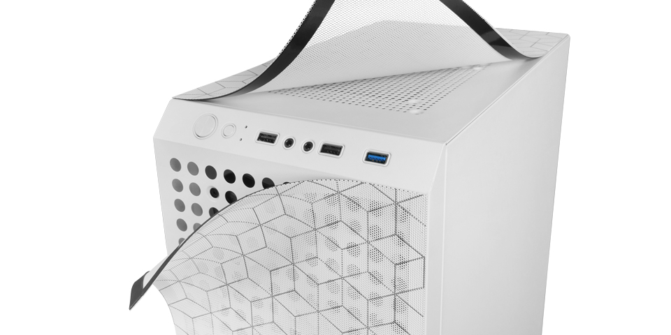 Mars Gaming MC-MAG Midi Tower White image 3