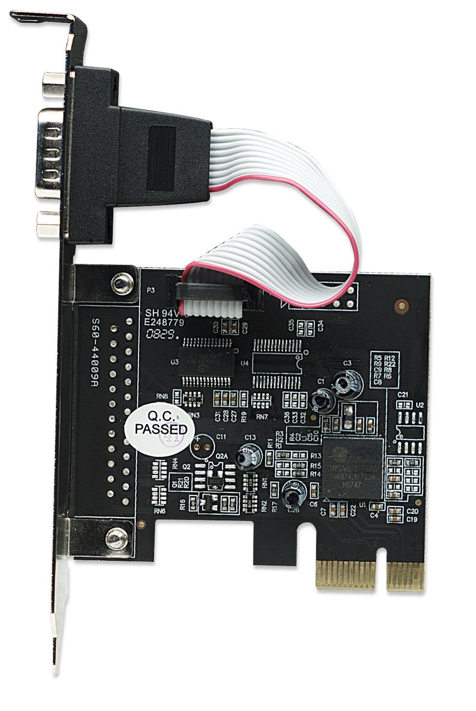 Manhattan PCI Express Card, 1x Serial DB9 port, 2.5 Mbps, x1 lane, x1 x2 x4 x8 x16 lane bus, Standard/Low Profile PCI, Box – image 3