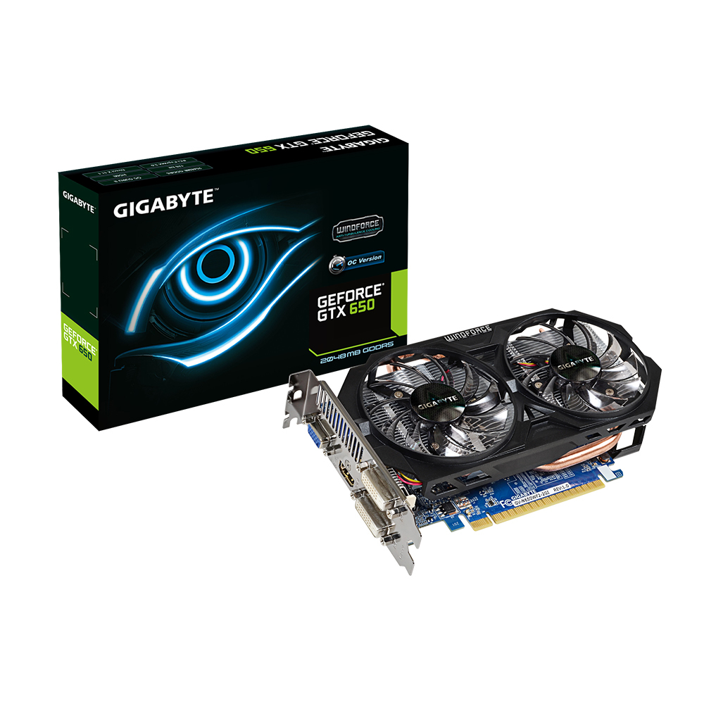 GIGABYTE GV-N650WF2-2GI graphics card NVIDIA GeForce GTX 650 – image 2