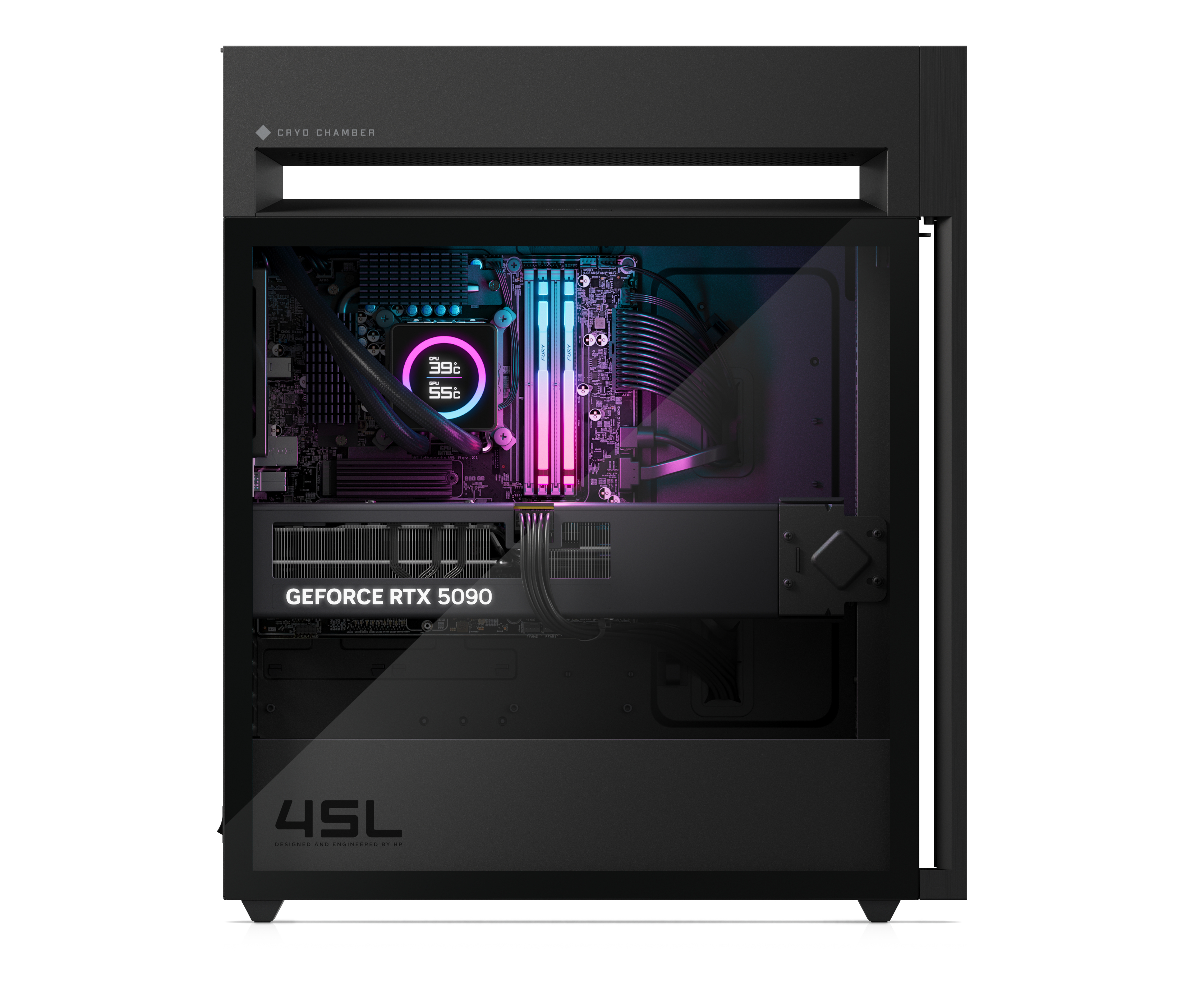 OMEN by HP 45L GT22-3090 Intel Core Ultra 9 285K 64 GB DDR5-SDRAM 2 TB SSD NVIDIA GeForce RTX 5090 Windows 11 Pro Desktop PC Black image 19