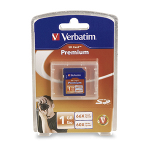 Verbatim Premium SD 1GB Memory Card