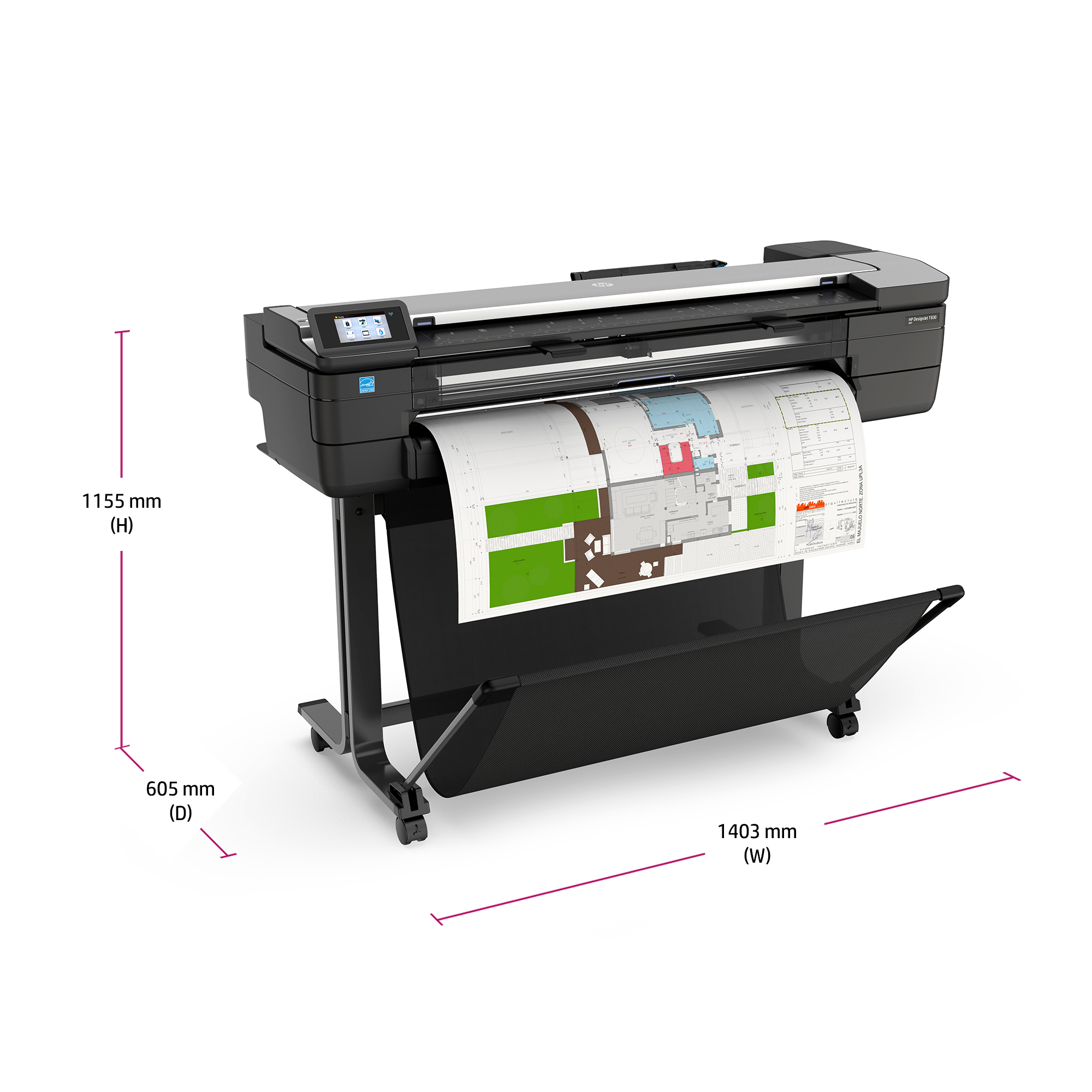 HP DesignJet T830 36-in Multifunction Printer – image 5
