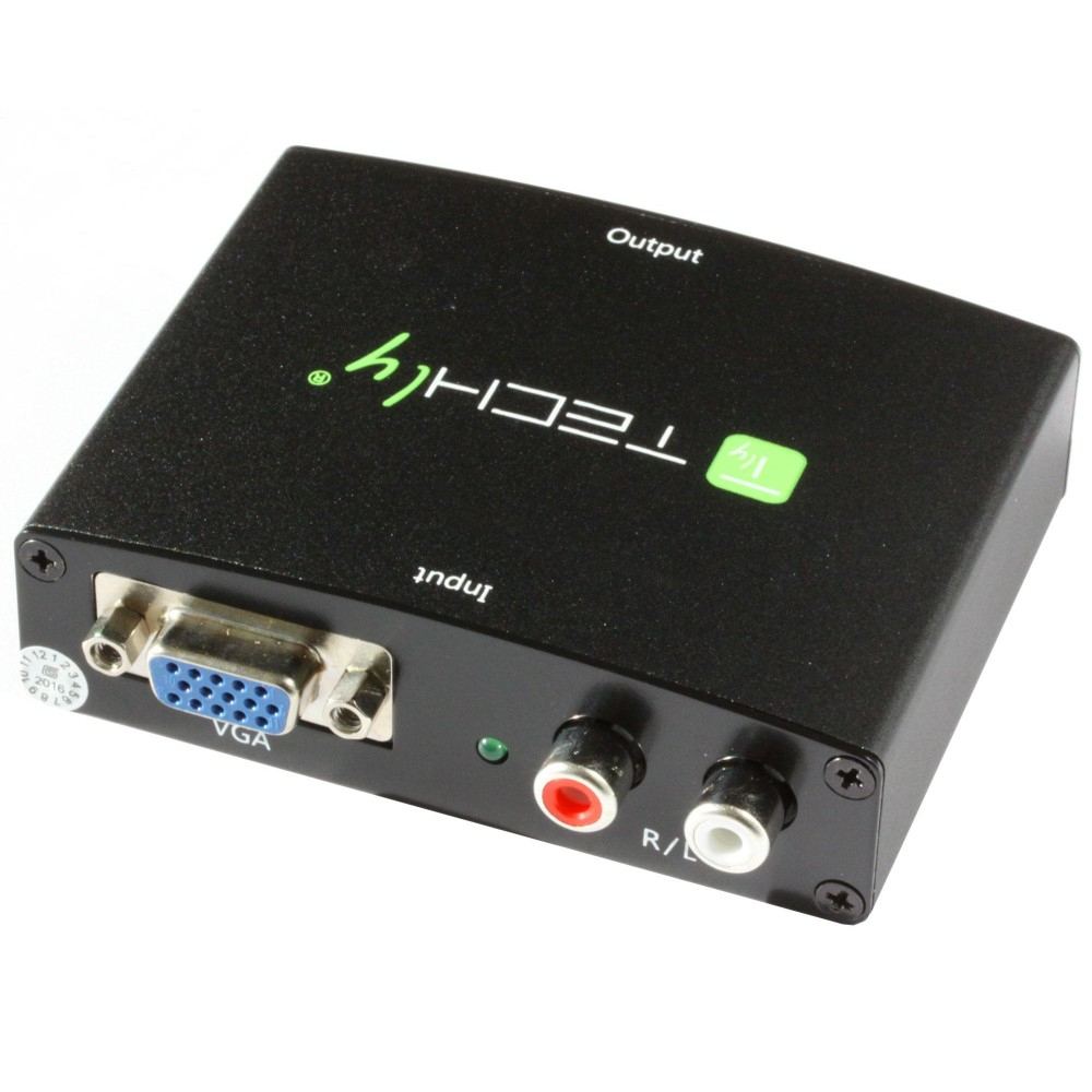 Techly Convertitore da VGA/Audio a HDMI (IDATA CN-VGA)