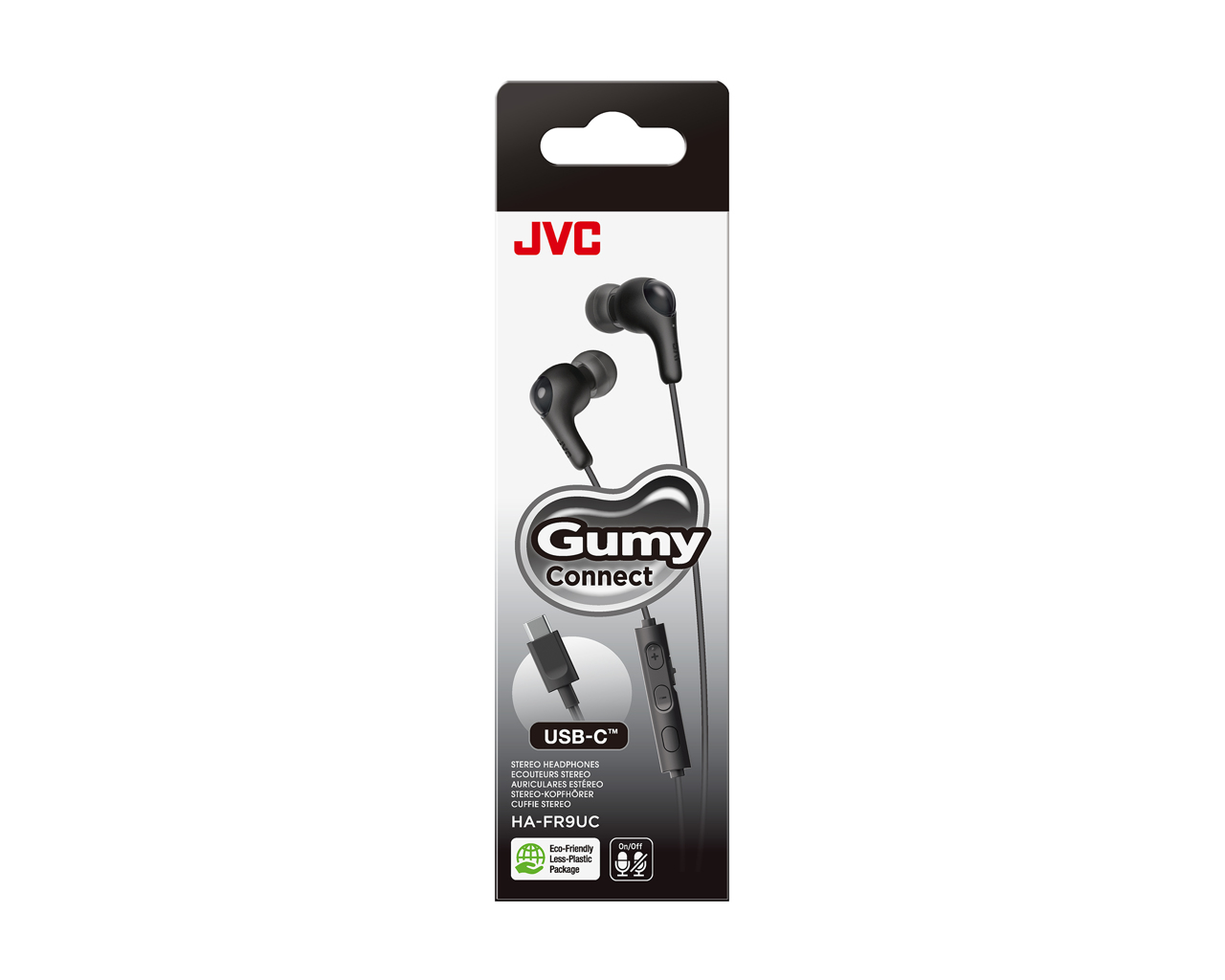 JVC HA-FR9UC Headset Wired In-ear Calls/Music USB Type-C Black – image 6
