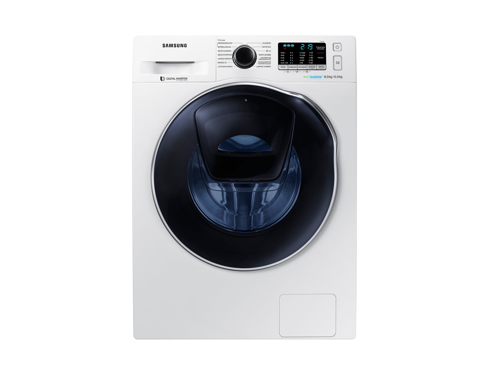 Samsung WD80K5B10OW washer dryer Freestanding Front-load White – image 1