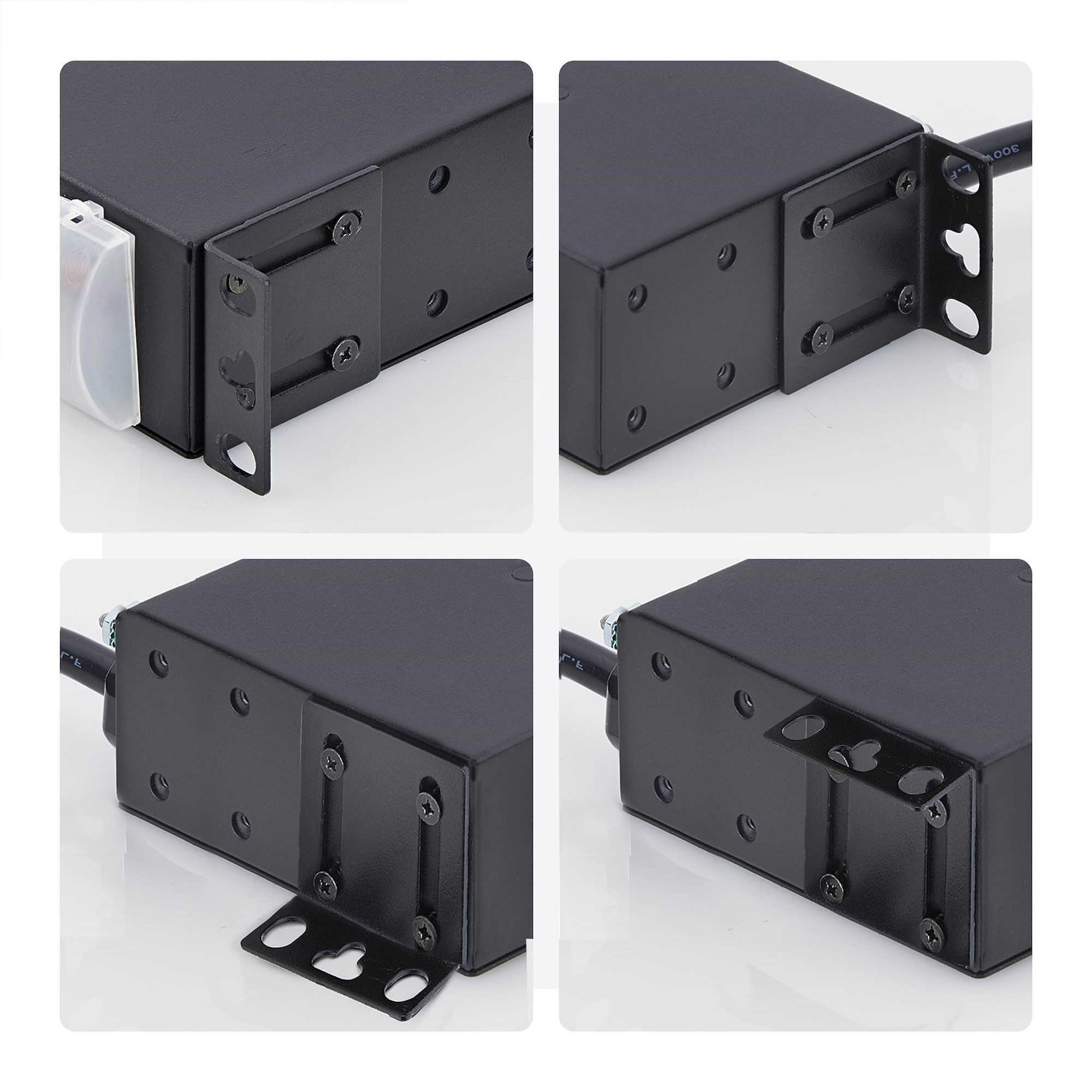 StarTech.com 14-Outlet Rackmount PDU, 1U Server Power Strip with 6x Front and 8x Rear Ports, Mounted Power Distribution Unit for 19-Inch Racks and Cabinets – image 5
