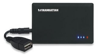 Manhattan 168267 mobile device charger Black Indoor