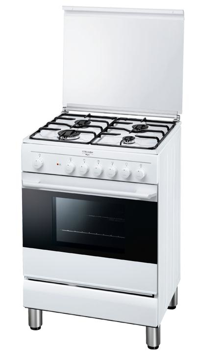 Electrolux RKK651301W cooker Freestanding cooker Electric Gas White