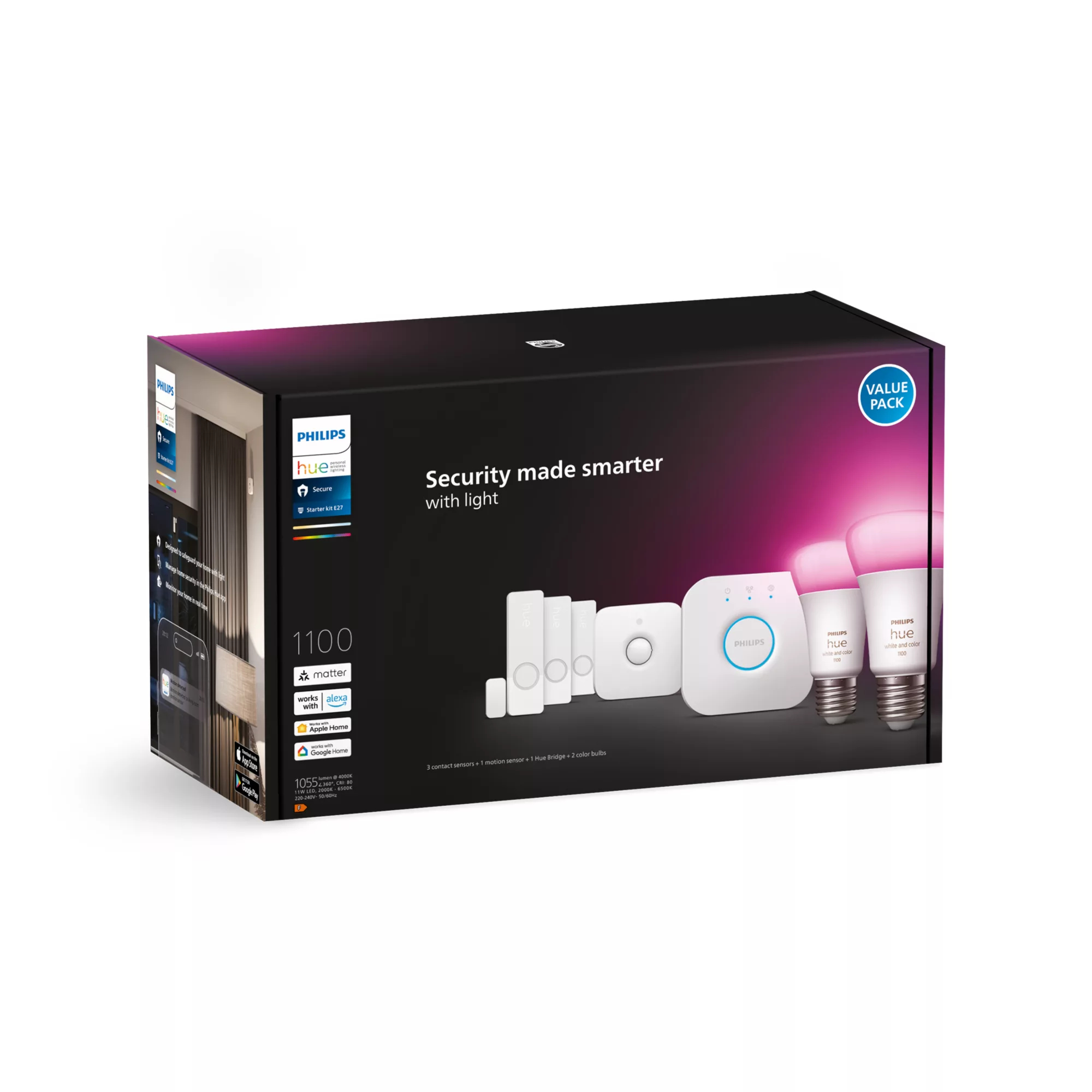 Philips by Signify Philips Secure starter kit with contact sensors – image 3