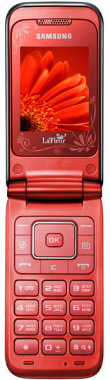 Samsung GT-E2530 5.08 cm (2") 85.3 g Red