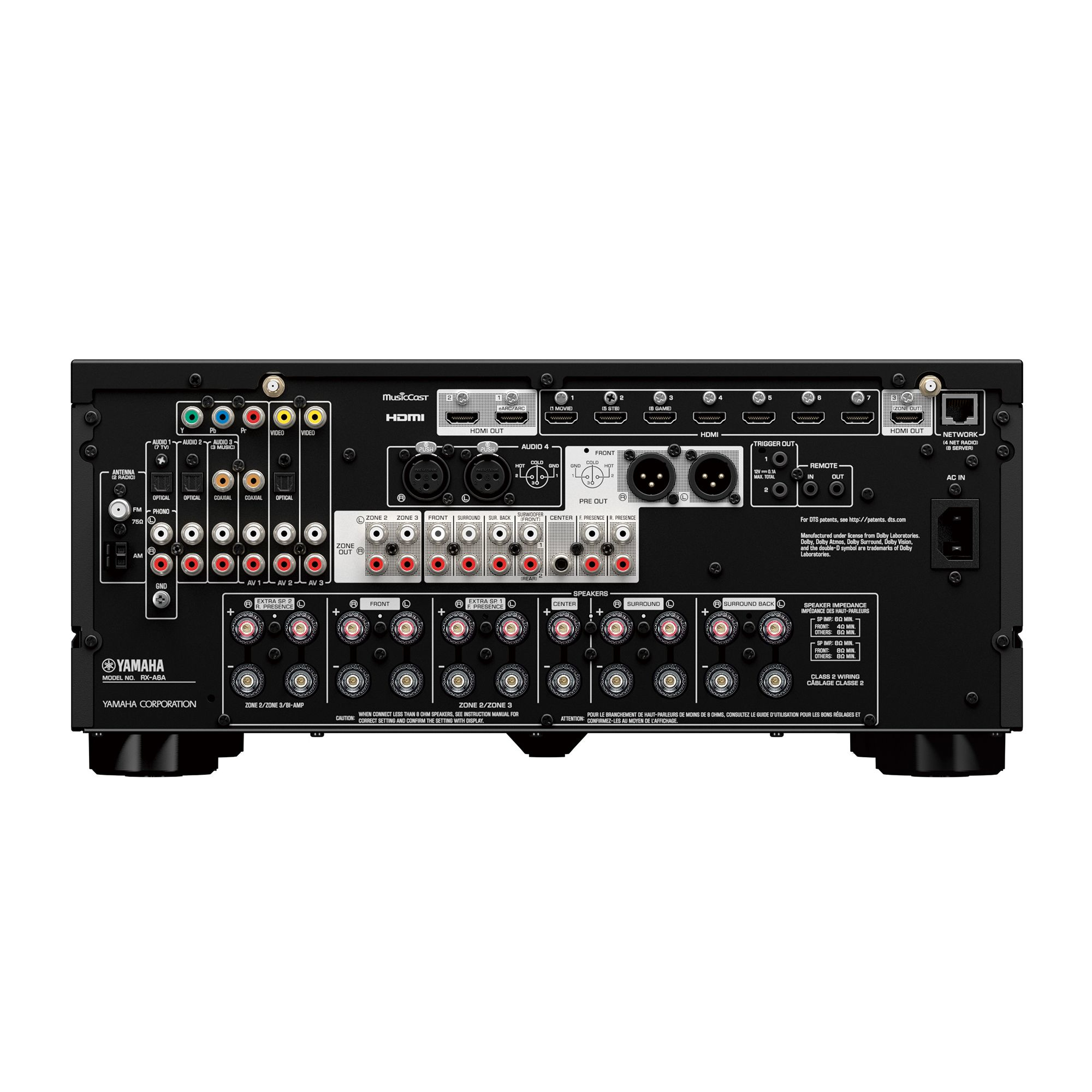 Yamaha RX-A6A 150 W 9.2 channels Surround Black – image 3