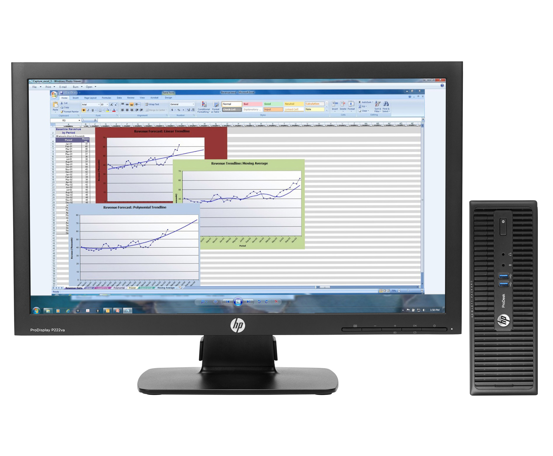 HP 400 G2.5 SFF + ProDisplay P222va – image 1
