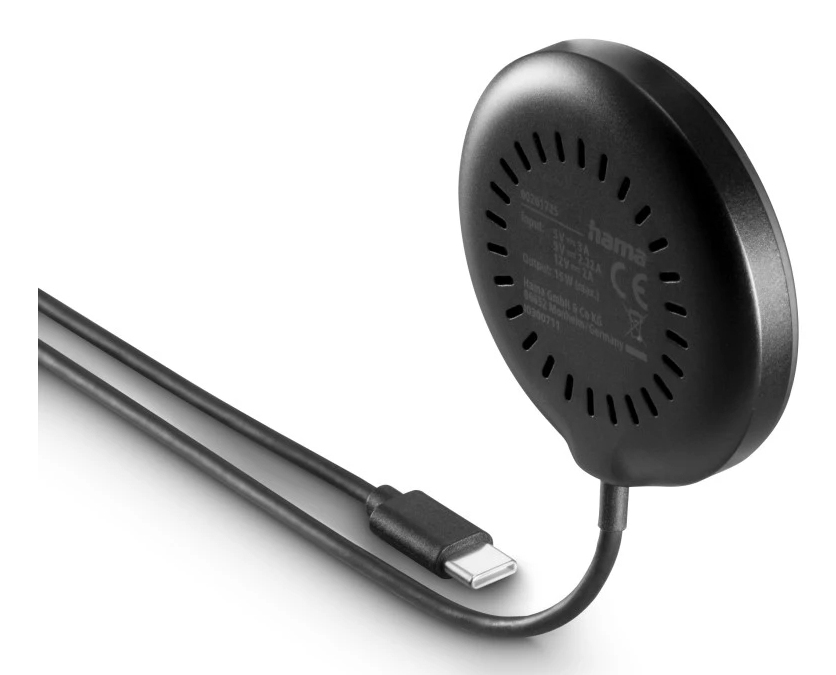 Hama 00201750 mobile device charger Smartphone Black USB Wireless charging Fast charging Indoor – image 3