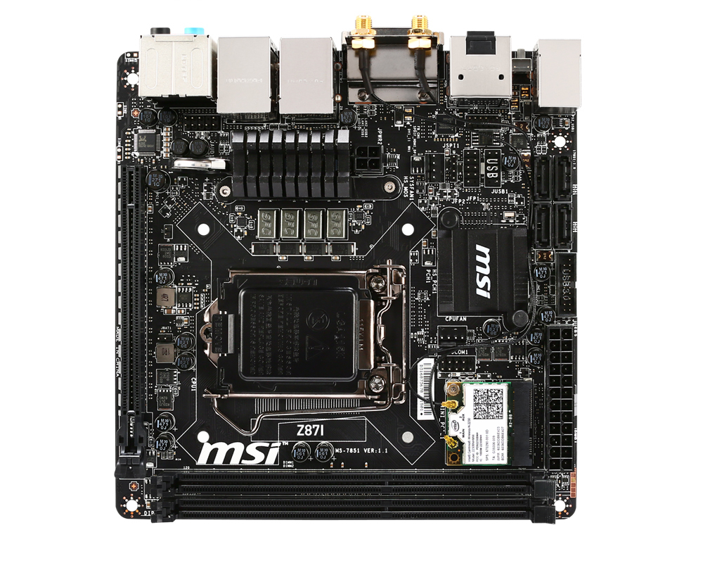 MSI Z87I Intel® Z87 LGA 1150 (Socket H3) mini ITX – image 2