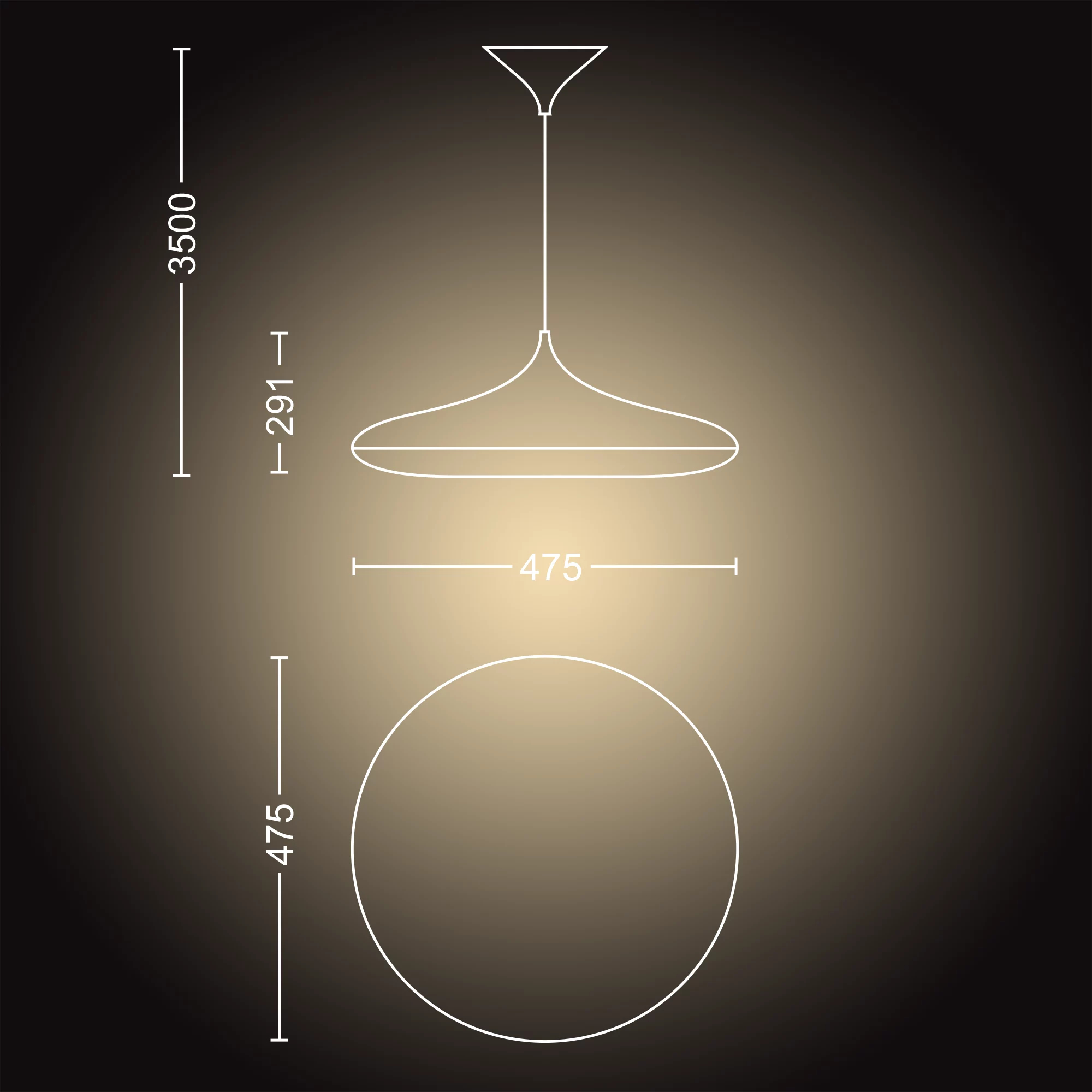 Philips by Signify Philips Hue White ambience Cher suspension light – image 3