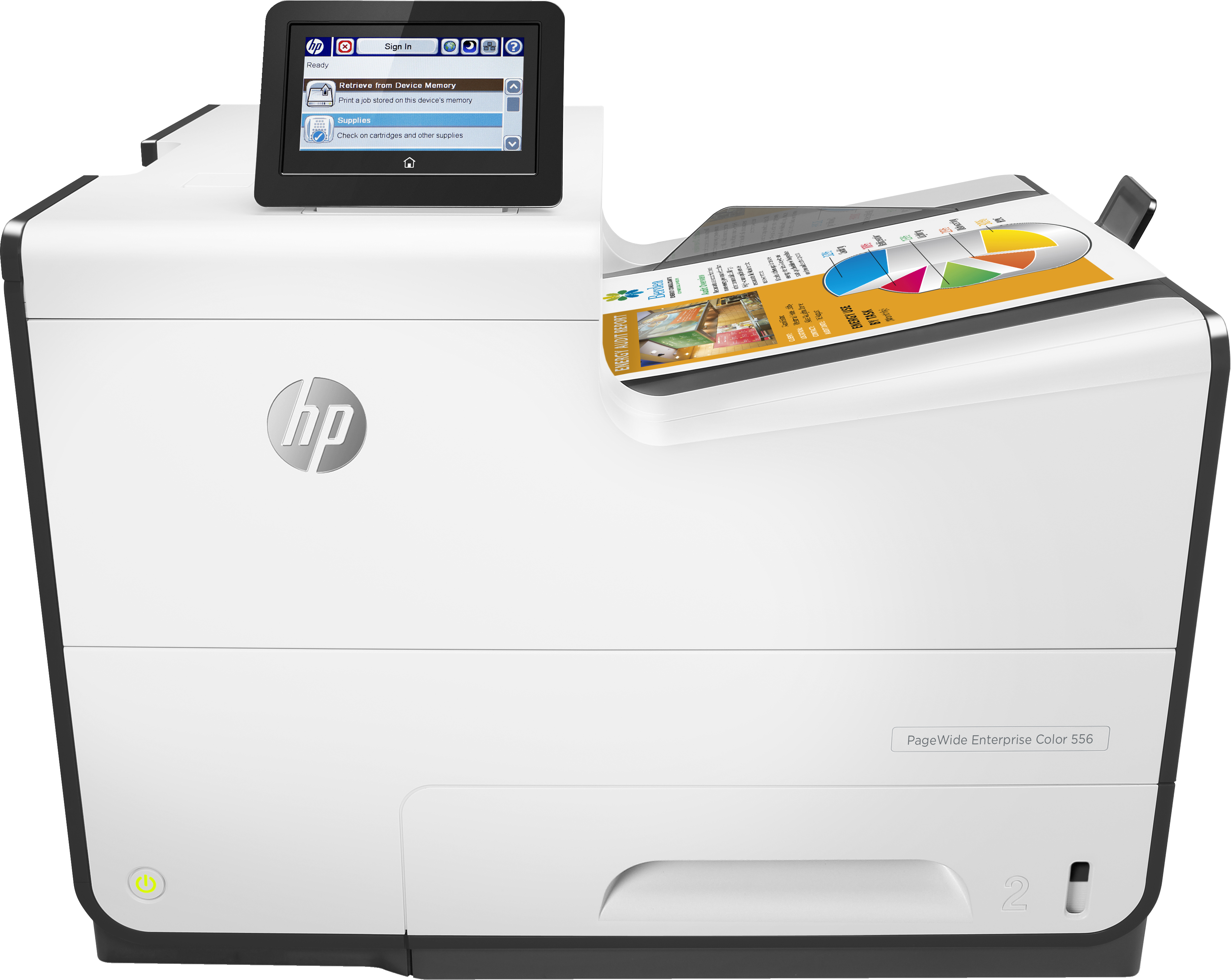 A4 HP PageWide Enterprise Color 556dn - Stampante …