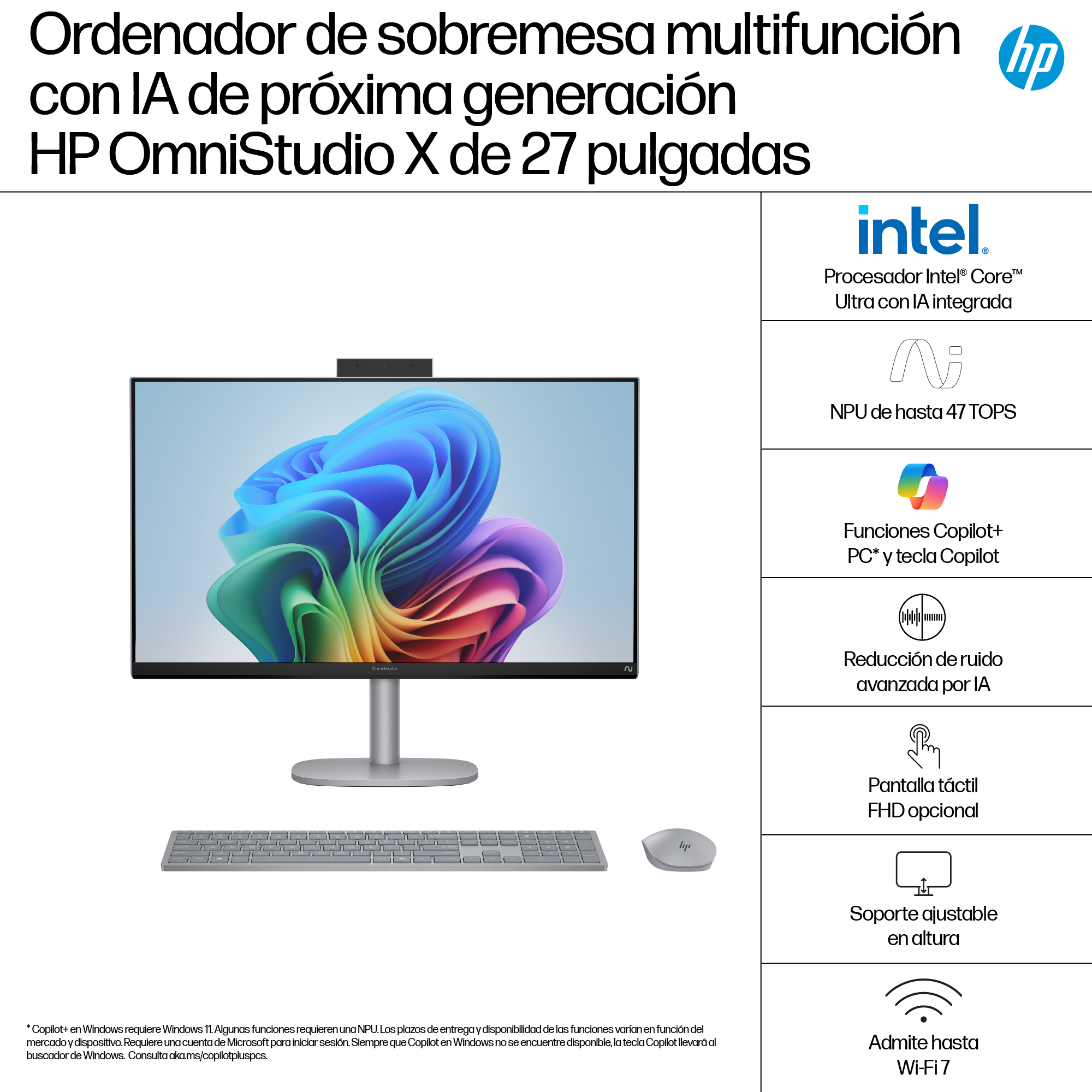 PC All in One HP OmniStudio X 27-cs1007ns - imagen 4
