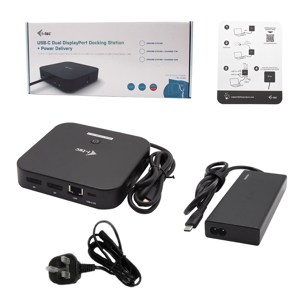 i-tec USB-C Dual Display Docking Station with Power Delivery – image 7