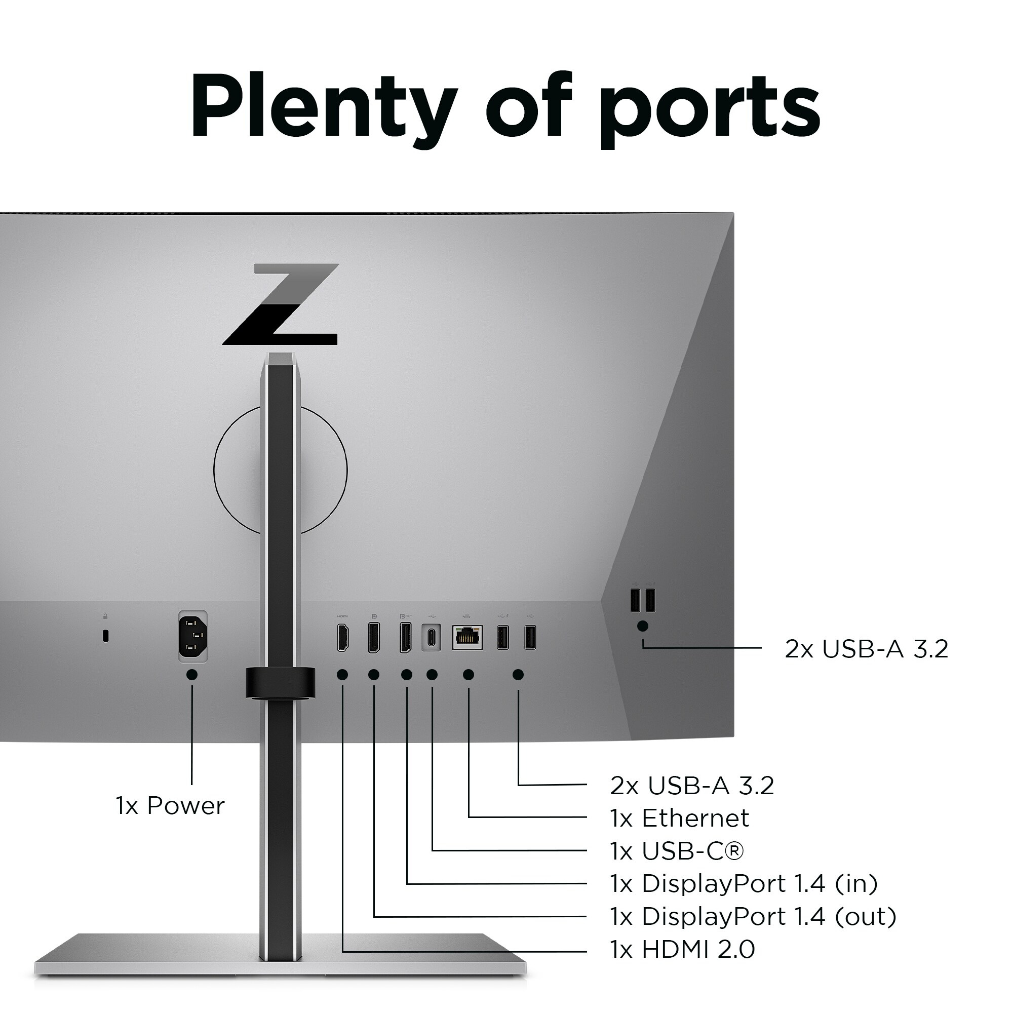 HP Z24m G3 QHD Conferencing Display – image 4