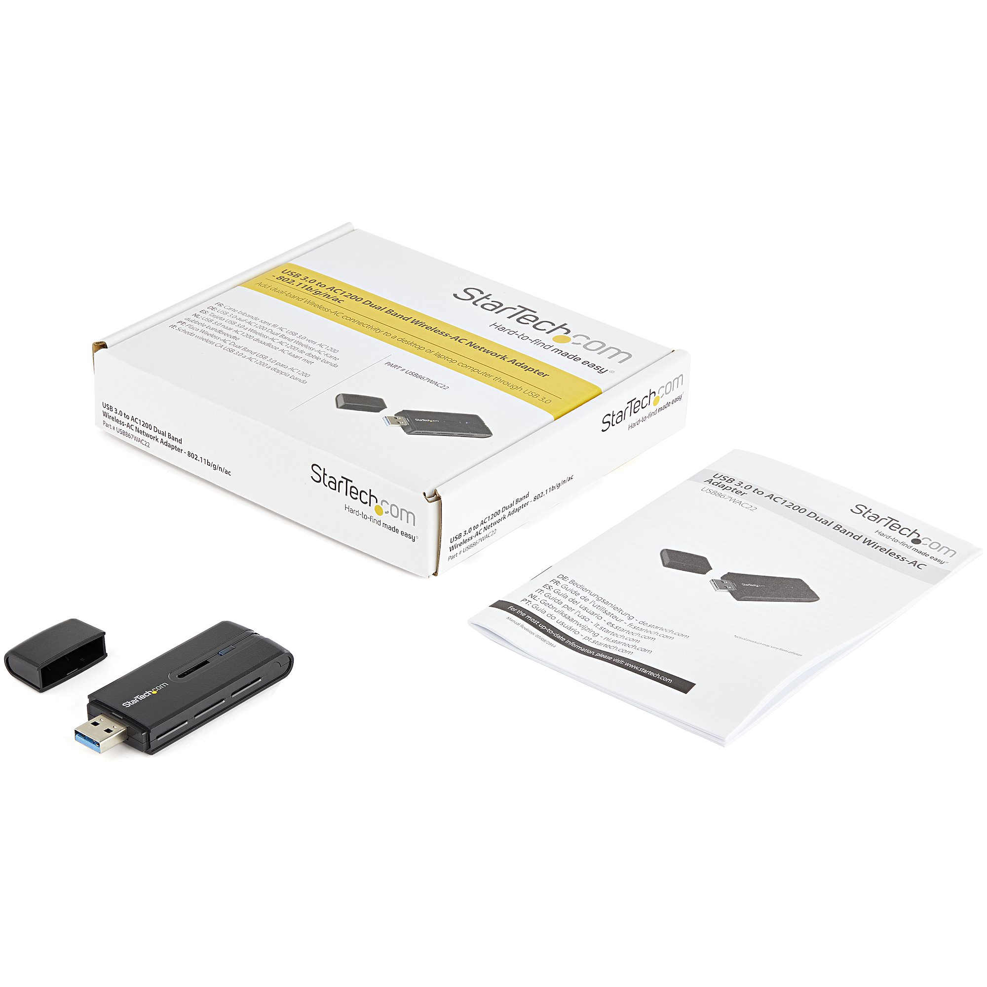 StarTech.com USB 3.0 AC1200 Dual Band Wireless-AC Network Adapter - 802.11ac WiFi Adapter - TAA – image 4
