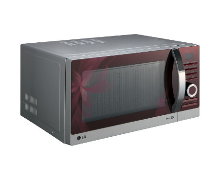 LG MH6883ATF microwave Grey, Red Countertop – image 2