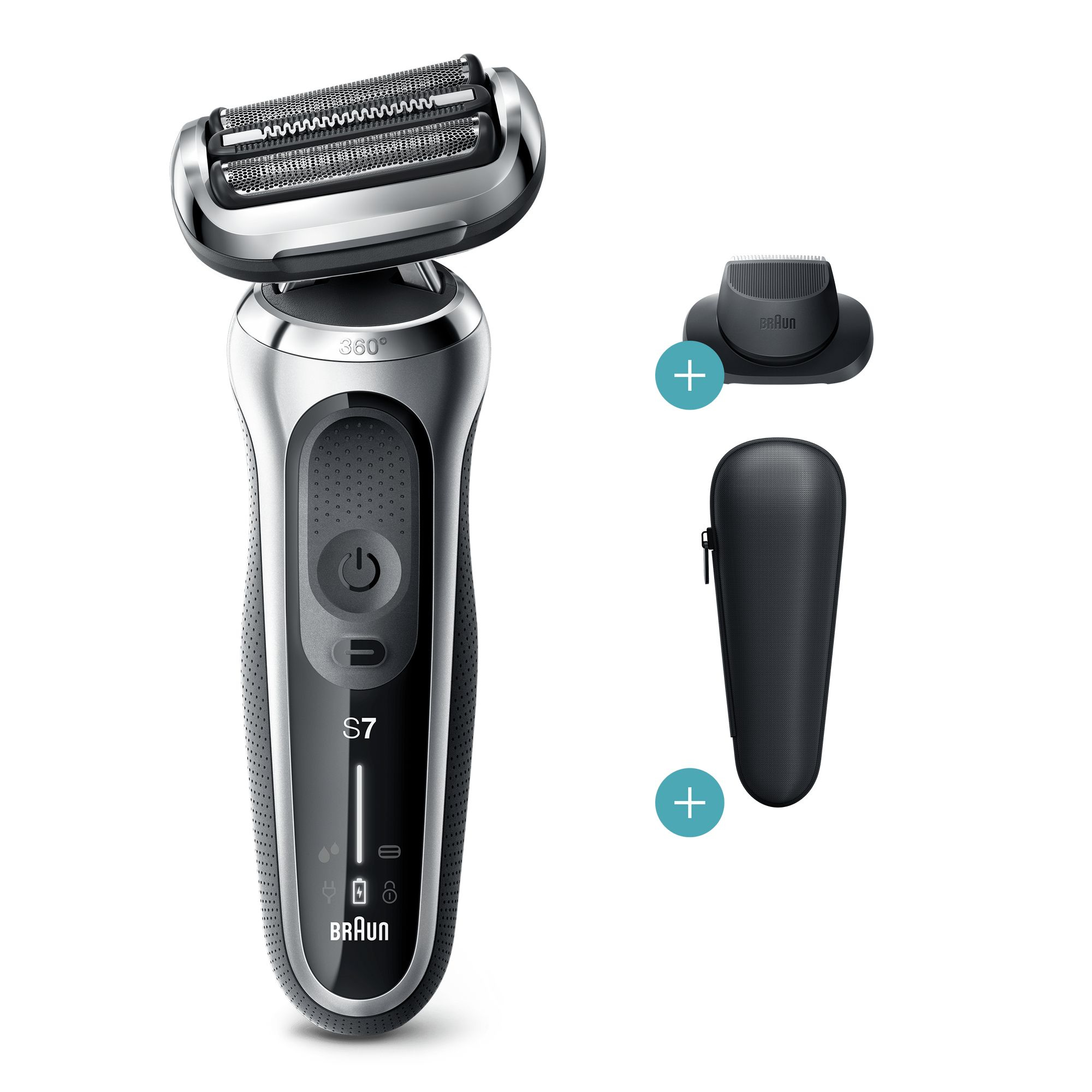 Braun Series 7 70-S1200s Foil shaver Trimmer Silver – image 5