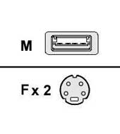 HP USB to PS/2 Adapter