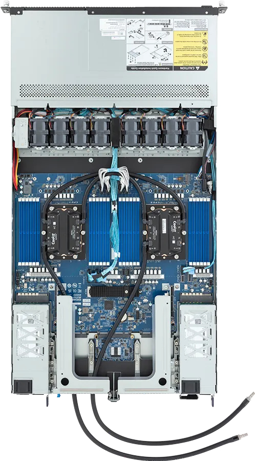 GIGABYTE R183-Z90-LAD1 LGA 6096 Rack (1U) Black, Steel – image 4