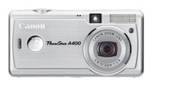 Canon PowerShot A400 Silver+Battery NB4-200