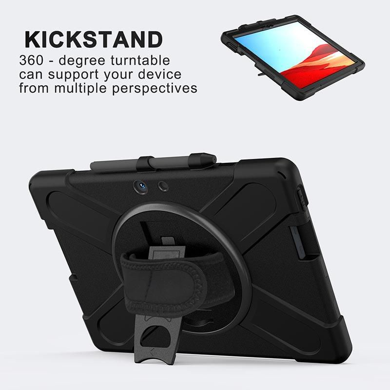 eSTUFF AUSTIN Defender Case for Microsoft Surface Pro X - Black – image 6