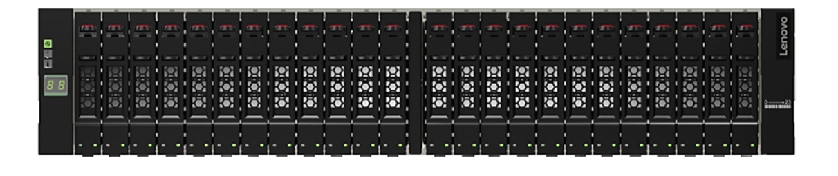 Lenovo Storage D1224 4587 - Storage enclosure - 24 bays (SAS-3) - rack-mountable - 2U
