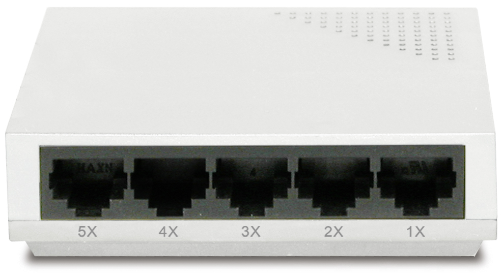 Digicom SWF05C-L01 Unmanaged Fast Ethernet (10/100) White – image 2