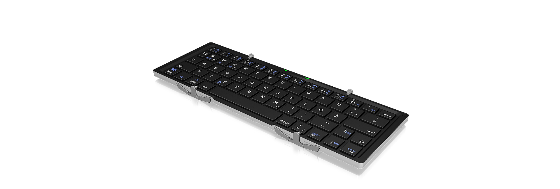 KeySonic 22109 keyboard Universal Bluetooth QWERTY US International Black