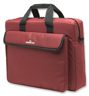 Manhattan London 39.6 cm (15.6") Briefcase Red