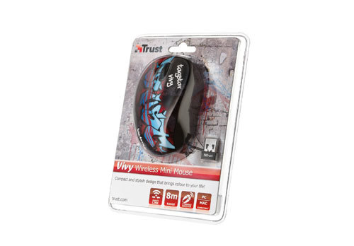 Trust Vivy Wireless Mini Mouse - Tagstar Graffiti – image 3