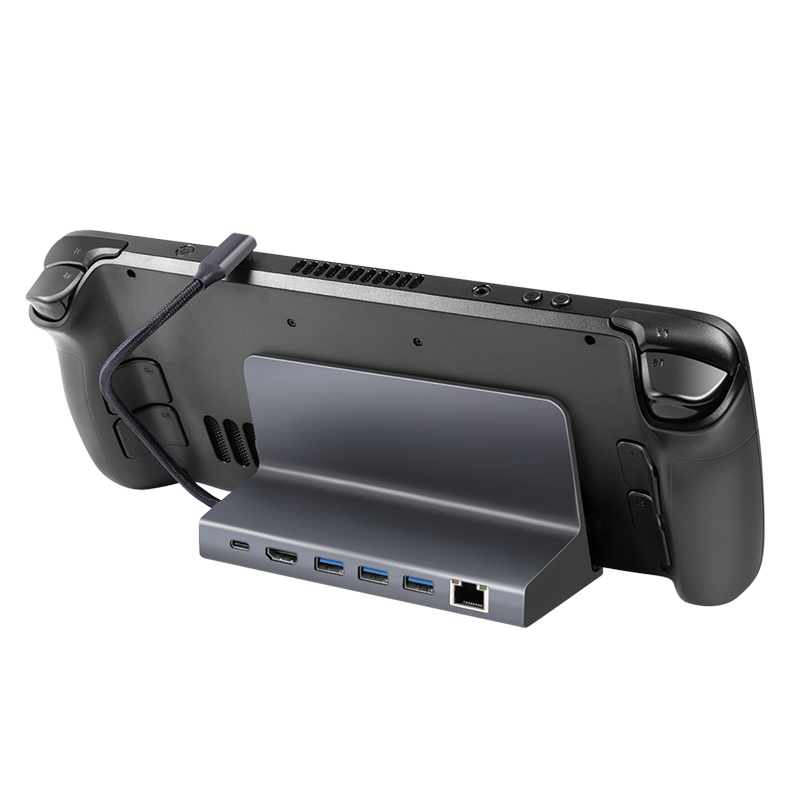LogiLink UA0408 mobile device dock station Universal Black, Silver – image 8