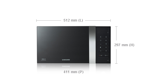 Samsung ME106V-SX microwave Silver – image 3
