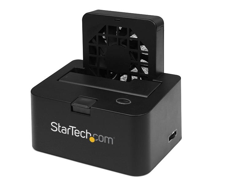 StarTech.com SuperSpeed USB 3.0 eSATA Hard Drive Docking Station with Cooling Fan – image 1