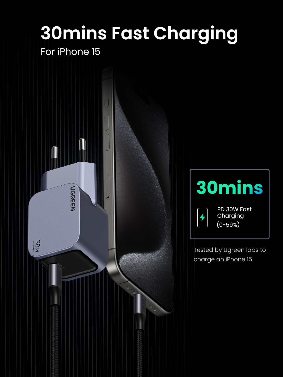 Ugreen 35006 mobile device charger Universal Grey AC Indoor – image 9