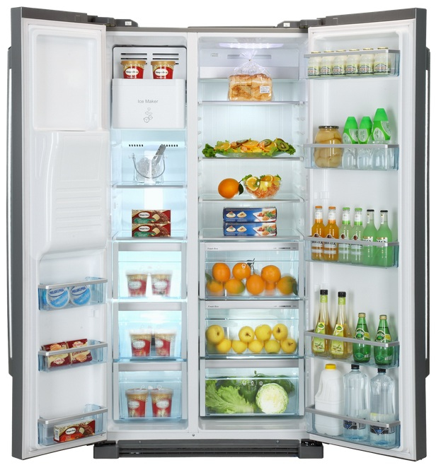 Haier HRF-628IF6 side-by-side refrigerator Freestanding – image 3
