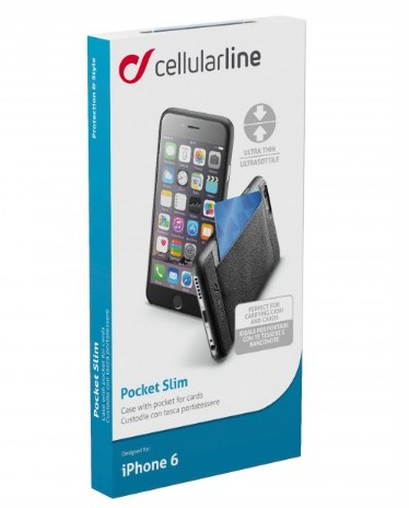 Cellularline POCKETSLIMIPH655K mobile phone case Cover Black – image 2