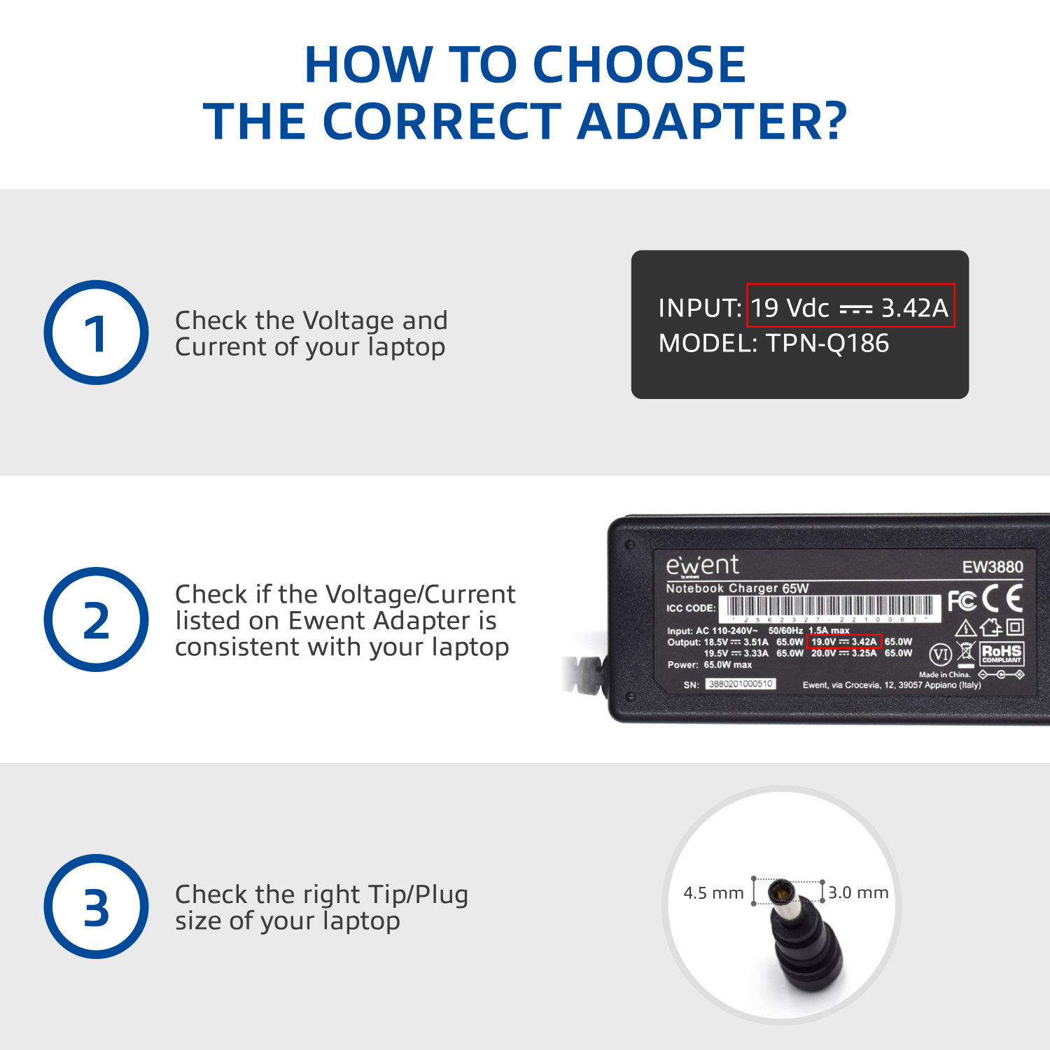 Ewent Notebook charger Home – image 6