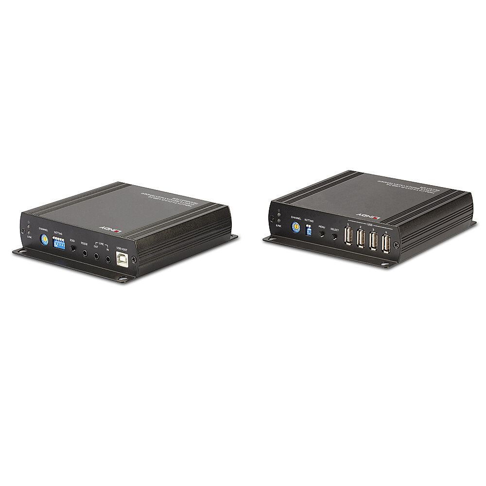 Lindy 140m Cat.6 DVI-D, USB, Audio and RS-232 KVM Extender – image 2