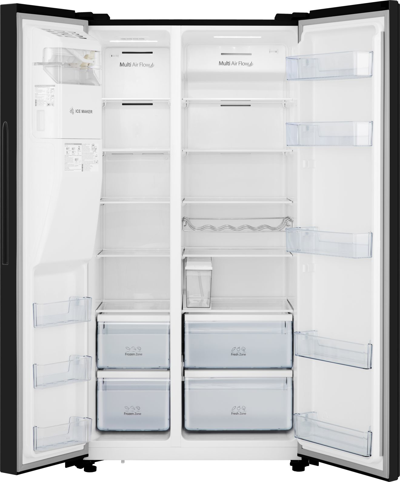 Hisense RS694N4TFE side-by-side refrigerator Freestanding – image 5