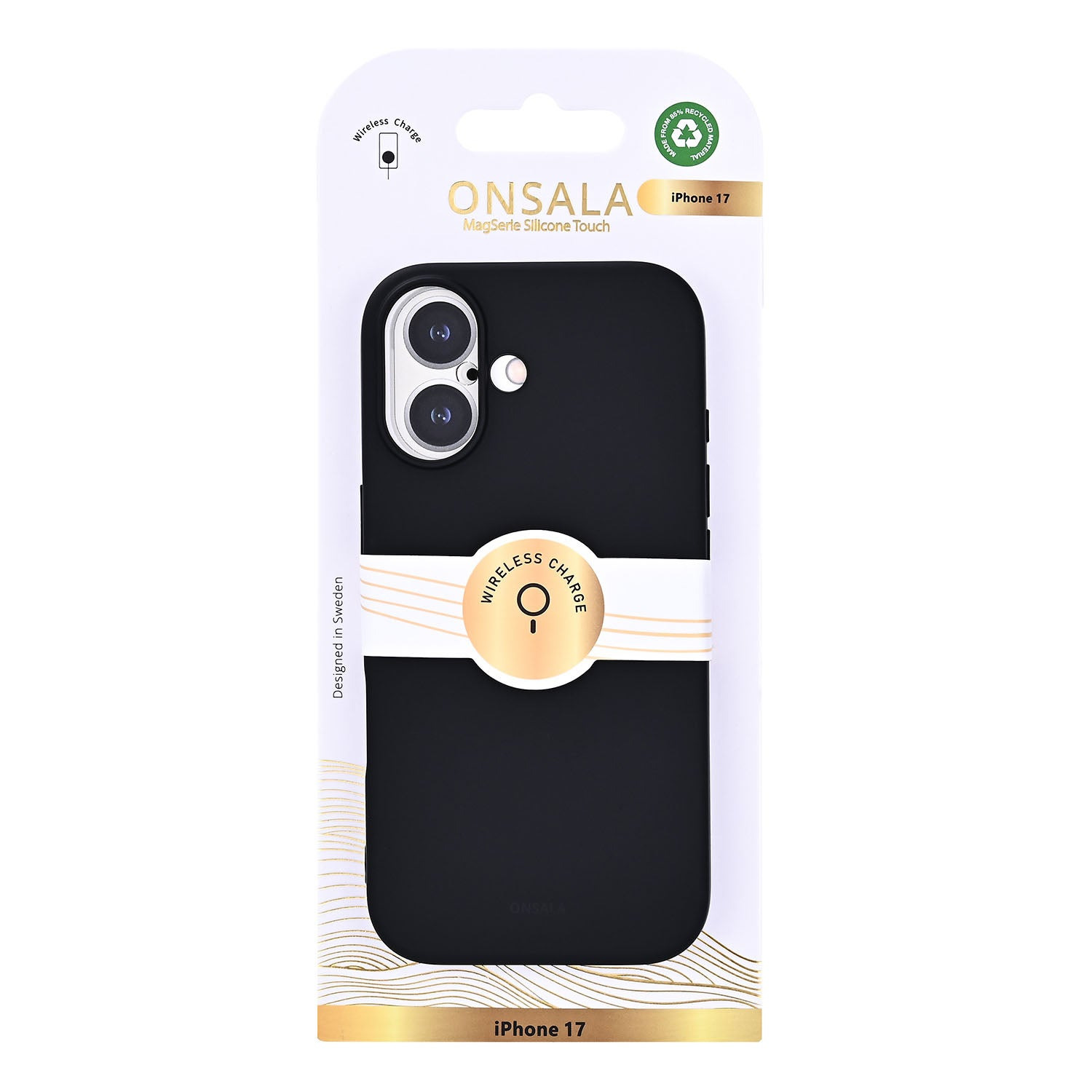 Onsala Phone Case with Silicone Feel Black - iPhone 17 – image 2