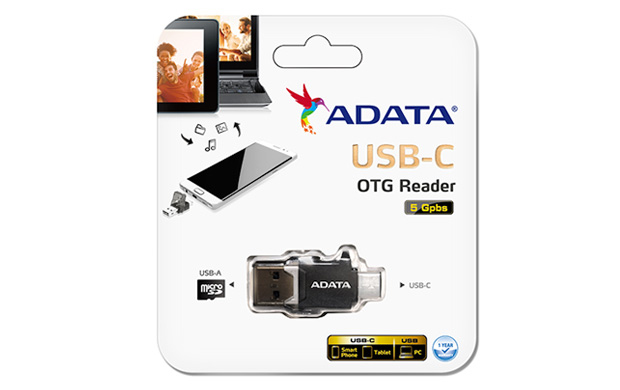 ADATA ACMR3PL-OTG-RBK card reader USB 3.2 Gen 1 (3.1 Gen 1) Type-A/Type-C Black – image 6